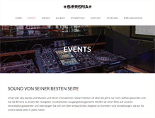 Tablet Screenshot of birreria.ch